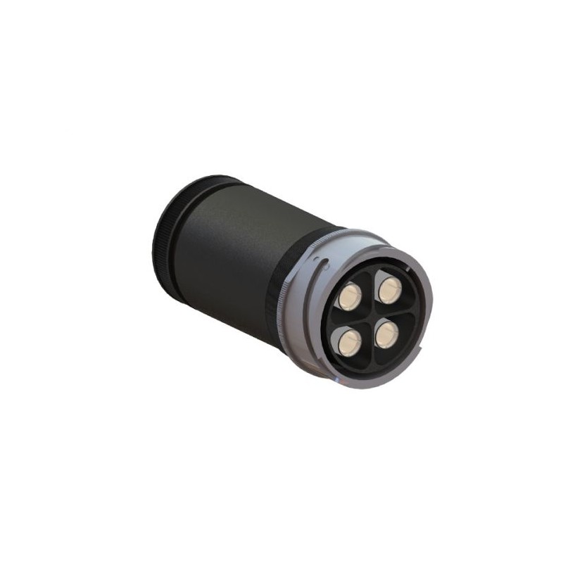 1 pcs - Bulgin Circular Connector, 4 Contacts, Cable Mount, Socket, Female, IP68, Buccaneer 9000 High Power Series