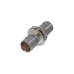 1 pcs : UBJ224 - RF Connectors / Coaxial Connectors BNC BLKD Jack STR 75 Ohm Feed-thru