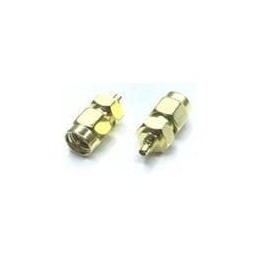 1 pcs : ADP-SMAM-MMCXM - RF Adapters - Between Series Adapter SMA Male to MMCX Male