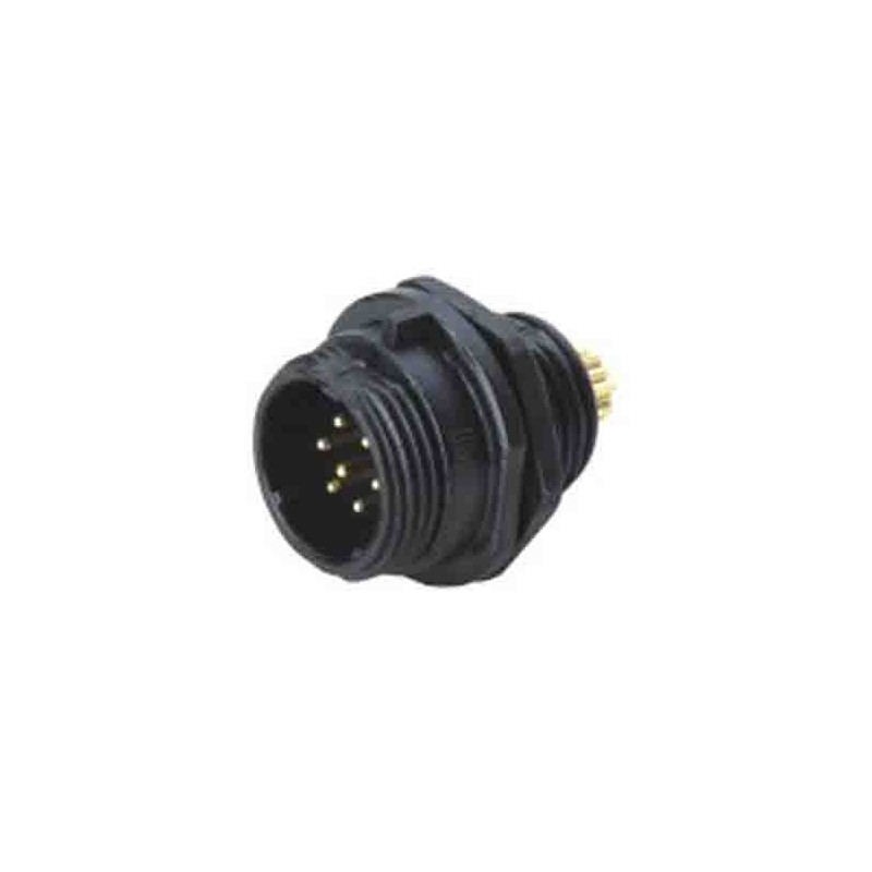1 pcs - RS PRO Circular Connector, 4 Contacts, Panel Mount, Miniature Connector, Plug, Male, IP68