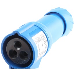 1 pcs - Schneider Electric, PratiKa IP44 Blue Cable Mount 2P + E Industrial Power Socket, Rated At 16A, 230 V