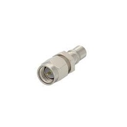 1 pcs : 2476209-1 - RF Adapters - Between Series Adapter Coaxial Connector SMA Plug, Male Pin To QMA Jack, Female Socket 50 Ohms