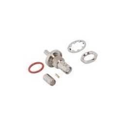 1 pcs : 034-5019 - RF Connectors / Coaxial Connectors HD-BNC Female BH 50 OHM RG316 IP67