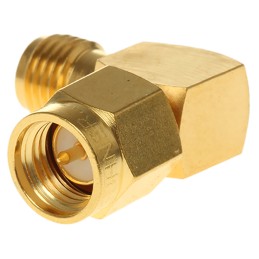 10 pcs - Huber+Suhner Right Angle 50Ω RF Adapter SMA Plug to SMA Socket 18GHz