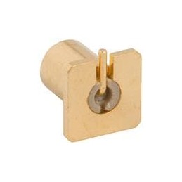 1 pcs : SMP-MSFD-PCR - RF Connectors / Coaxial Connectors SMP StraightPCB Jack Rear Mount 50 Ohm
