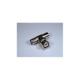 1 pcs : 343A505 - RF Adapters - Tee ADAPTER, BNC 'T' J/P/J (DIECAST)