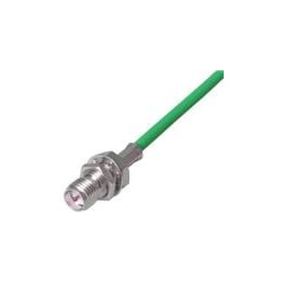 1 pcs : 24_SMA-R50-2-51/133_NE - RF Connectors / Coaxial Connectors SMA straight bulkhead cable jack(f)