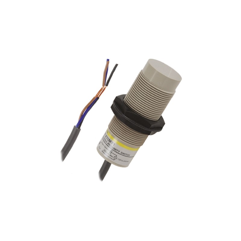 1 pcs - Omron Capacitive Barrel-Style Proximity Sensor, M18 x 1, 8 mm Detection, PNP Output, 10 - 30 V dc, IP66