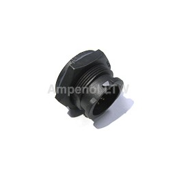 1 pcs - Amphenol Industrial Circular Connector, 10 Contacts, Front Mount, Plug, Male, IP68, X-Lok Series