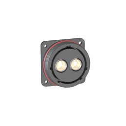 1 pcs - Bulgin Circular Connector, 2 Contacts, Panel Mount, Socket, Female, IP68, Buccaneer 9000 High Power Series