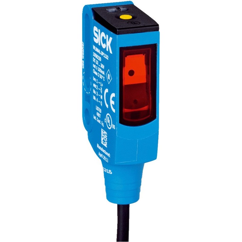 1 pcs - Sick Retroreflective Photoelectric Sensor, Rectangular Sensor, 12 mm Detection Range