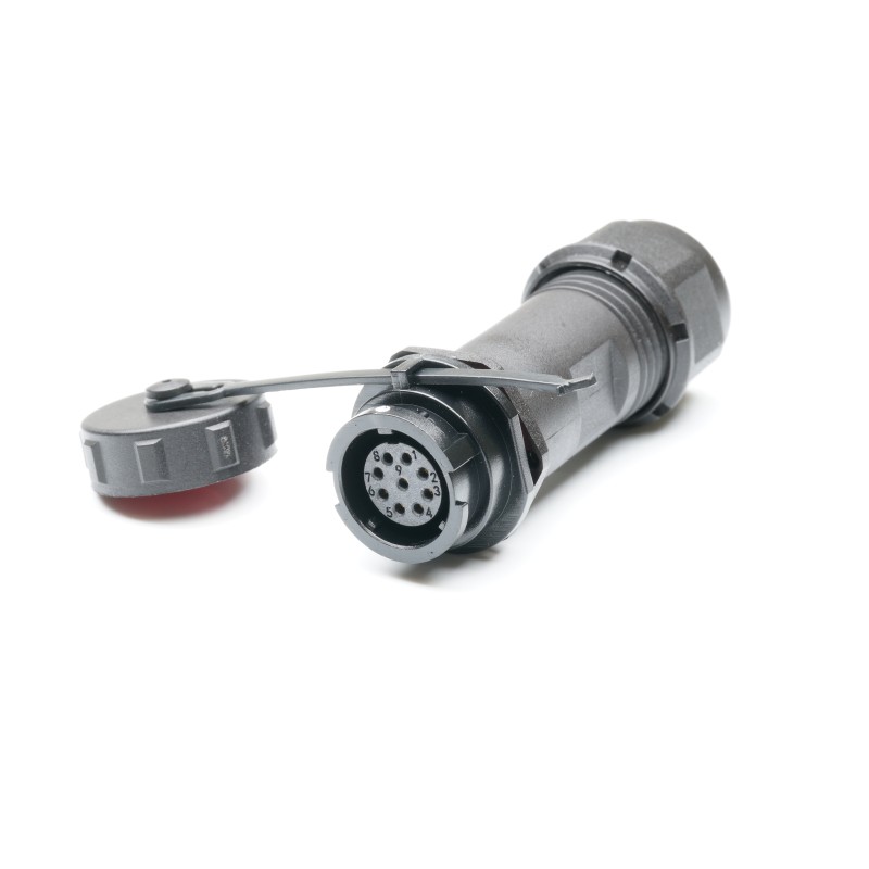 1 pcs - RS PRO Circular Connector, 9 Contacts, Cable Mount, Socket, Female, IP67