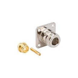 1 pcs : 082-6163 - RF Connectors / Coaxial Connectors N PANEL JACK FOR .250 SEMI