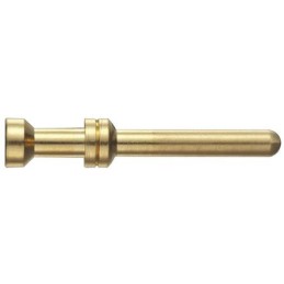 100 pcs - HAN E Male 16A Crimp Contact Minimum Wire Size 4mm² Maximum Wire Size 4mm²