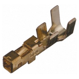 100 pcs - TE Connectivity Dynamic 1000 Series Female Crimp Terminal, 22AWG Min, 18AWG Max