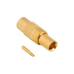 1 pcs : 262123 - RF Connectors / Coaxial Connectors MMCX STRAIGHT CRIMP JACK .085 S/R GOLD