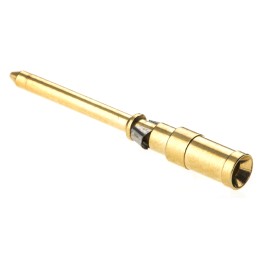 100 pcs - Han Contacts Male 10A Crimp Contact Minimum Wire Size 1.5mm² Maximum Wire Size 1.5mm² for use with Heavy Duty Power