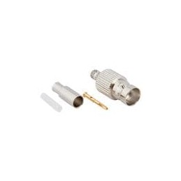 1 pcs : 031-70331 - RF Connectors / Coaxial Connectors MINI BNC (F) CR RG-316/U,174/U