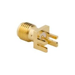1 pcs : 132323 - RF Connectors / Coaxial Connectors SMAEndLaunchJack .042iPCB50OhmRndCont
