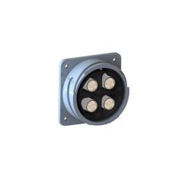 1 pcs - Bulgin Circular Connector, 4 Contacts, Panel Mount, Socket, Female, IP68, Buccaneer 9000 High Power Series