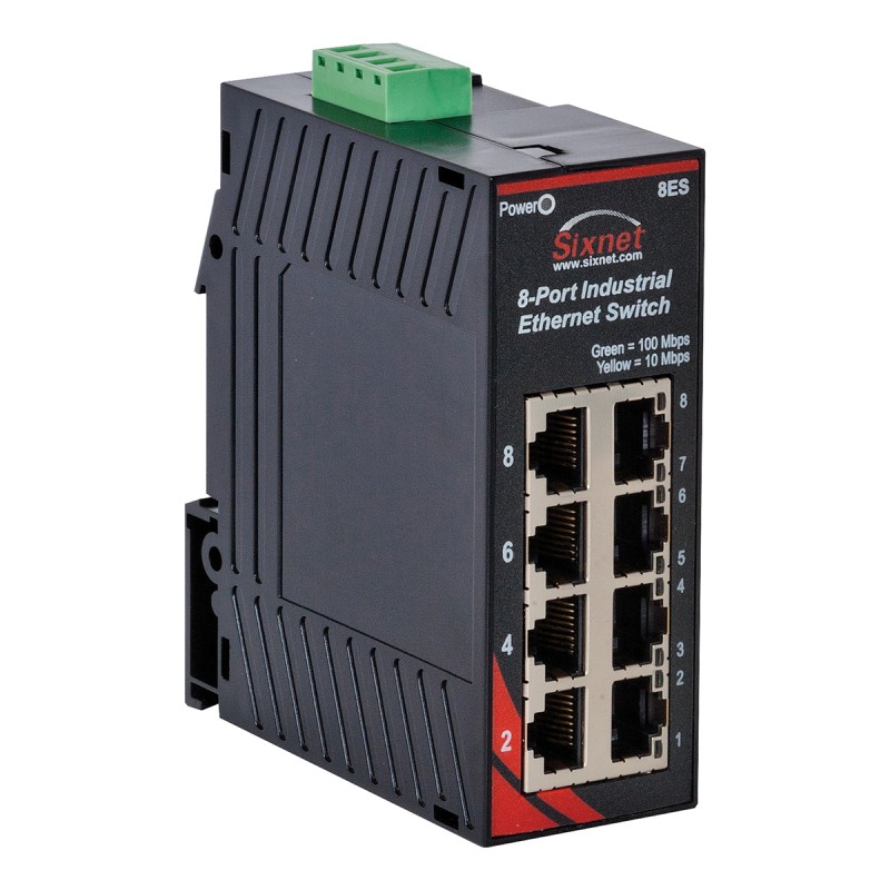 1 pcs - Red Lion SL-8ES Series Unmanaged Ethernet Switch