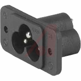 100 pcs - Schurter C6 Panel Mount IEC Connector Male, 2.5A, 250 V