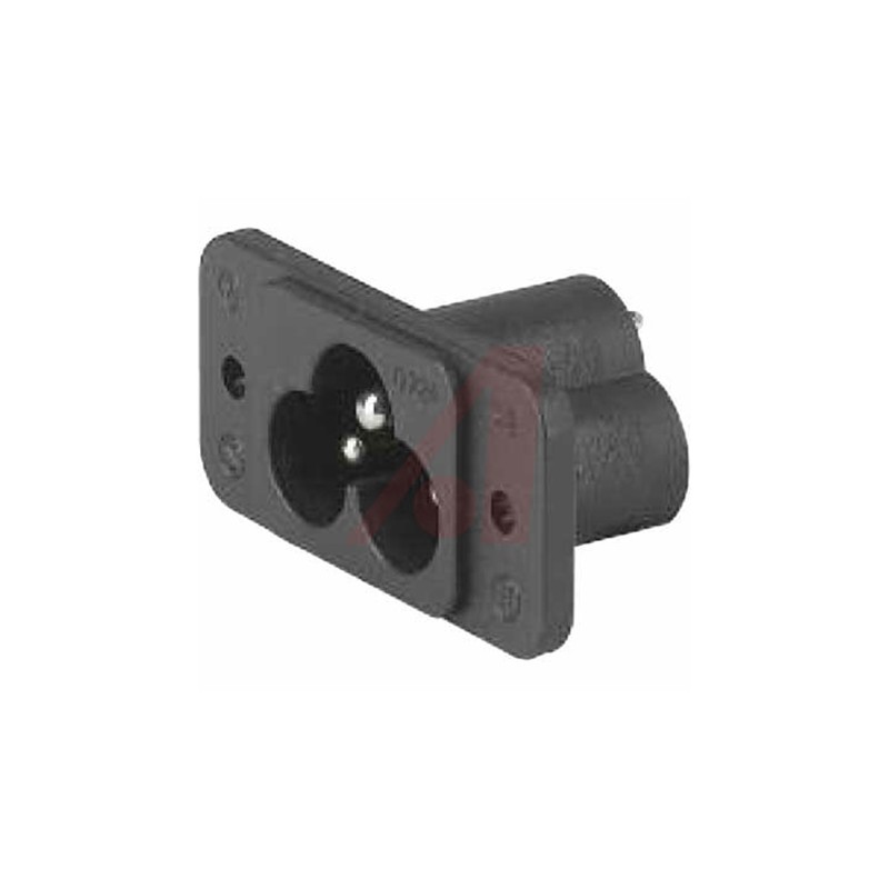 100 pcs - Schurter C6 Panel Mount IEC Connector Male, 2.5A, 250 V