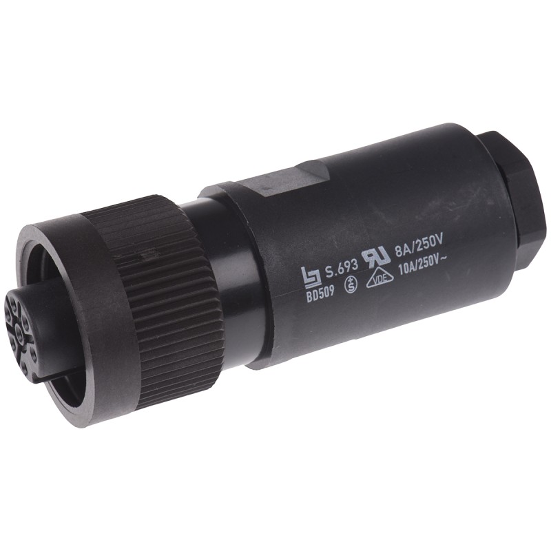 50 pcs - binder Circular Connector, 7 Contacts, Cable Mount, Socket, Female, IP67, 693 Series