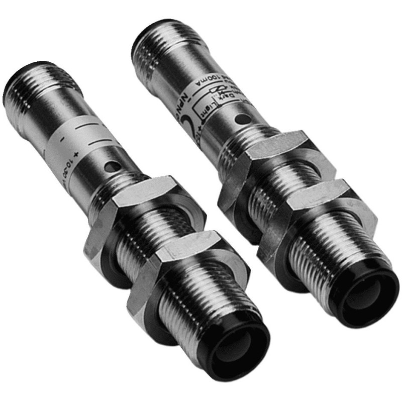 1 pcs - Sick Through Beam Photoelectric Sensor, Cylindrical Sensor, 5 m Detection Range