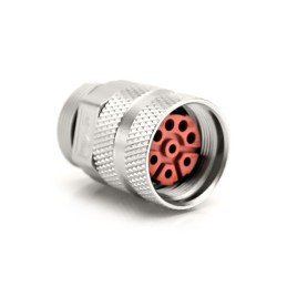 1 pcs - Amphenol Circular Connector, 8 Contacts, Cable Mount, M23 Connector, Plug, Male, IP67, MotionGrade Series