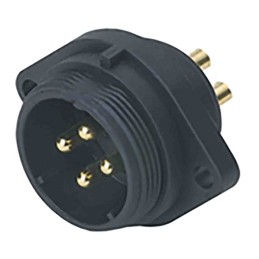 1 pcs - RS PRO Circular Connector, 12 Contacts, Flange Mount, Plug, Male, IP68