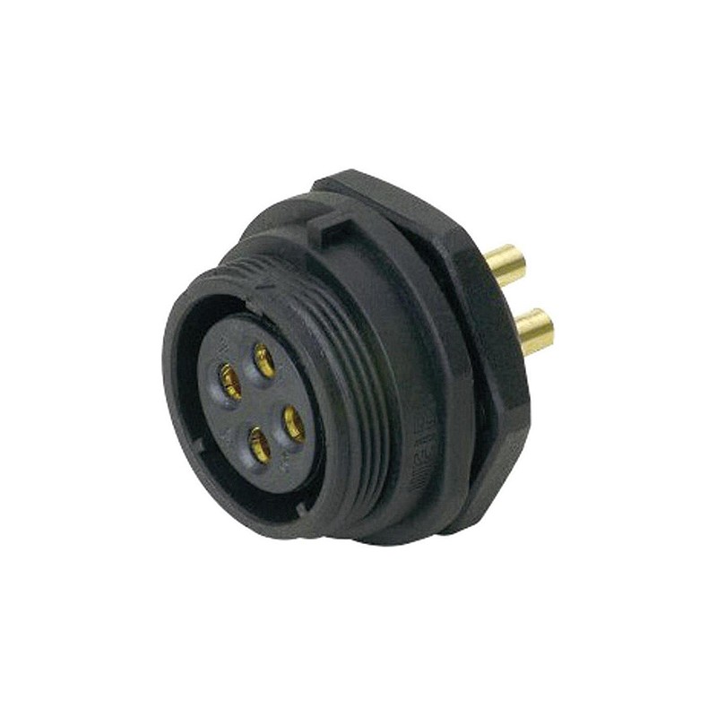 1 pcs - RS PRO Circular Connector, 5 Contacts, Panel Mount, Socket, Female, IP68