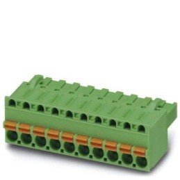 100 pcs - Phoenix Contact 5mm Pitch 4 Way Pluggable Terminal Block, Plug, Through Hole