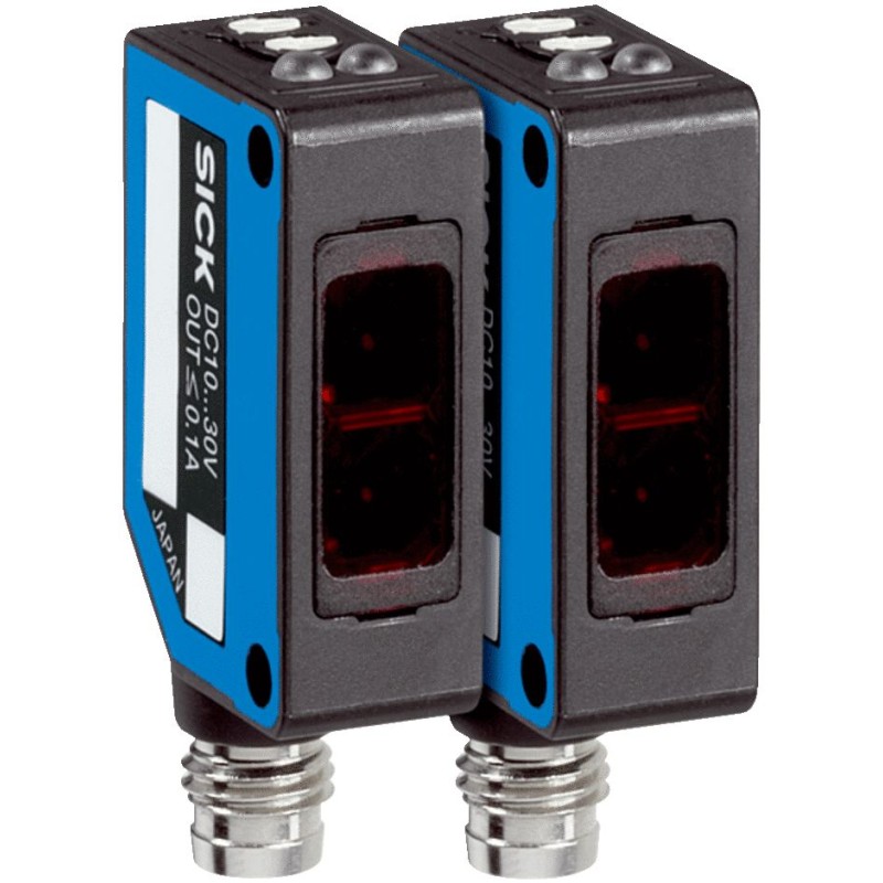 1 pcs - Sick Through Beam Photoelectric Sensor, Rectangular Sensor, 35 m Detection Range