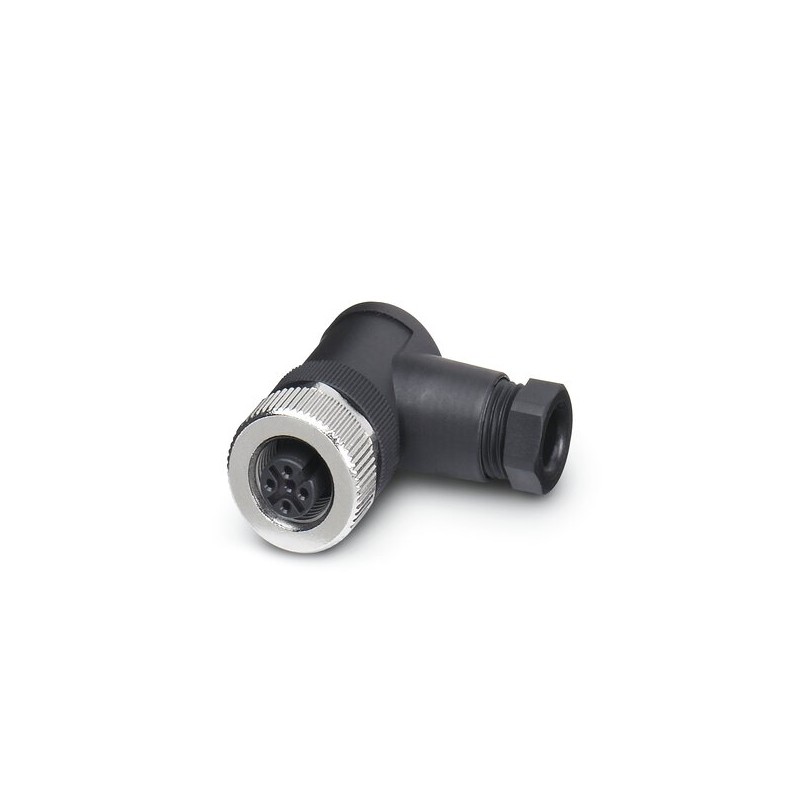 1 pcs - Phoenix Contact Circular Connector, 5 Contacts, Cable Mount, M12 Connector, Socket