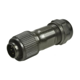 1 pcs - RS PRO Circular Connector, 6 Contacts, Cable Mount, Plug, Male, IP67