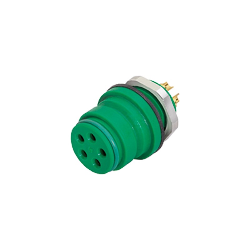1 pcs - Binder Circular Connector, 8 Contacts, Panel Mount, Miniature Connector, Socket, Female, IP67, 720 Series