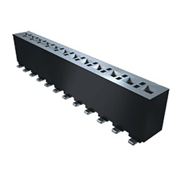 1 pcs - Samtec FHP Series Straight Through Hole Mount PCB Socket, 10-Contact, 1-Row, 3.96mm Pitch, Solder Termination