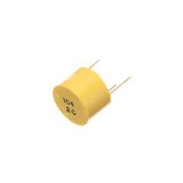 1 pcs : RJ-6F104 - Trimmer Resistors - Through Hole 100 KW 6mm rnd. single turn bottom adjust