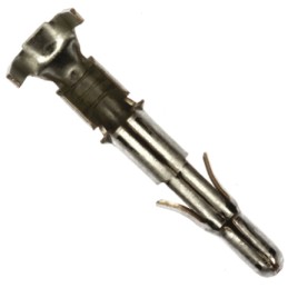100 pcs - TE Connectivity Universal MATE-N-LOK Series Male Crimp Terminal, 18AWG Min, 14AWG Max
