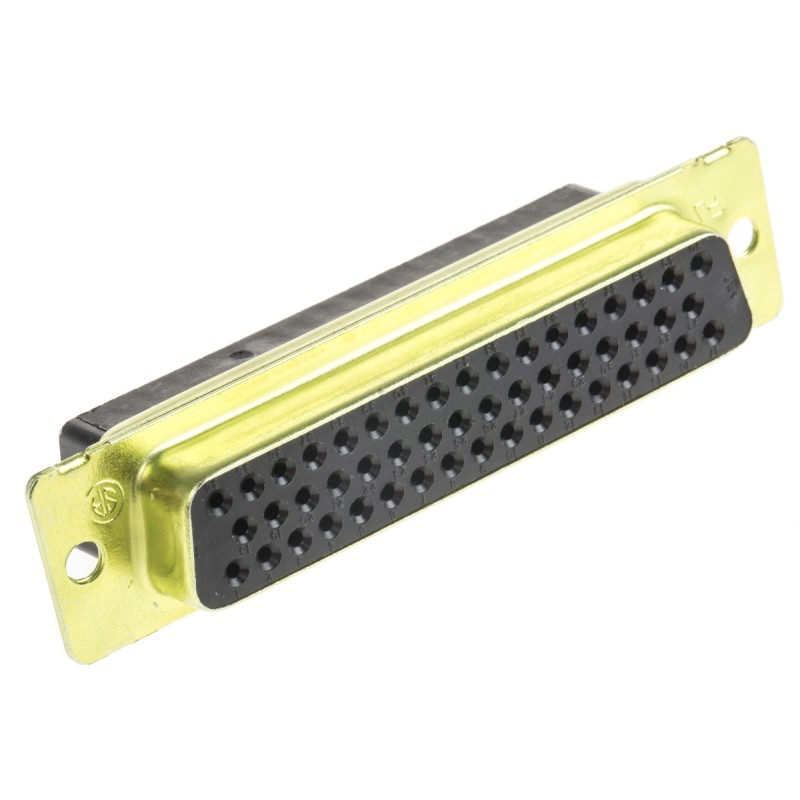 1 pcs - TE Connectivity Amplimite HDP-20 50 Way Cable Mount D-sub Connector Socket