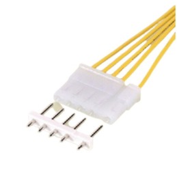 100 pcs - JST, V Connector Housing, 5mm Pitch, 2 Way, 1 Row