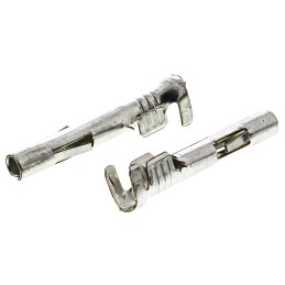 100 pcs - Molex MLX Series Female Crimp Terminal, 20AWG Min, 14AWG Max