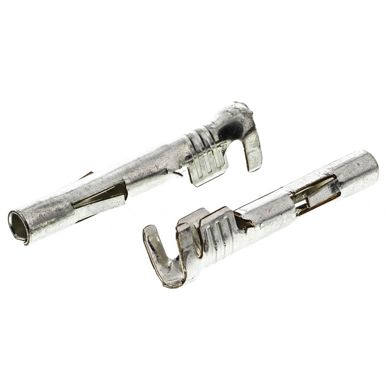 100 pcs - Molex MLX Series Female Crimp Terminal, 20AWG Min, 14AWG Max