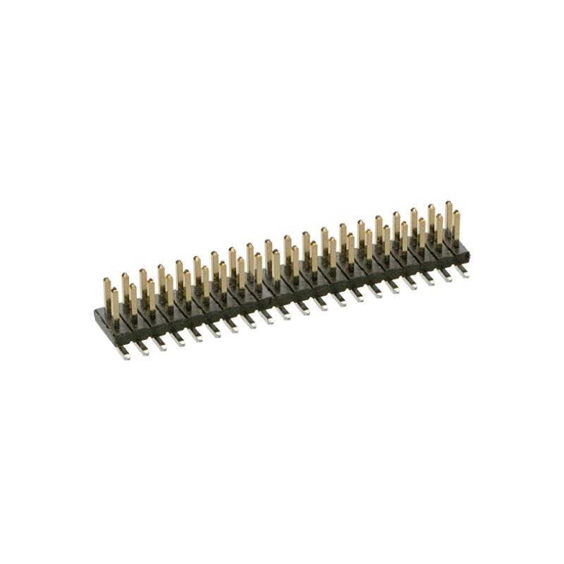 20 pcs - HARWIN Archer M50 Series Straight Surface Mount Pin Header, 100 Contact(s), 1.27mm Pitch, 2 Row(s), Unshrouded