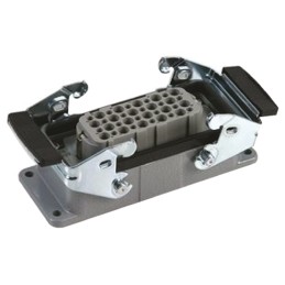 1 pcs - Epic Contact Heavy Duty Power Connector Insert, 10A, Female, H-D Series, 40 Contacts