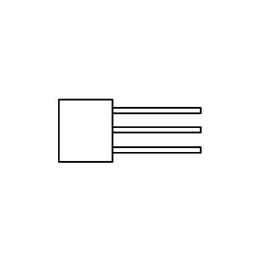1 pcs : AH3774-P-A - Board Mount Hall Effect/Magnetic Sensors HV Hall-Effect Latch 32Vdd -32Vddr 60mA