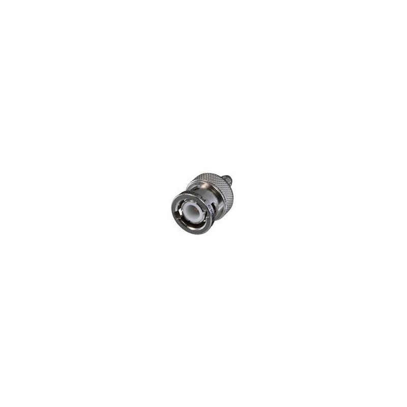 1 pcs : PL220-011 - RF Connectors / Coaxial Connectors BNC Plug 50 Ohm Full CRMP STR