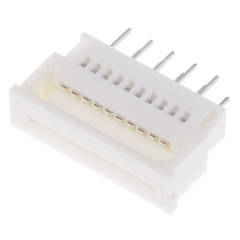 200 pcs - Molex, Easy-On, 5597 1.25mm Pitch 10 Way Straight Female FPC Connector, ZIF Vertical Contact