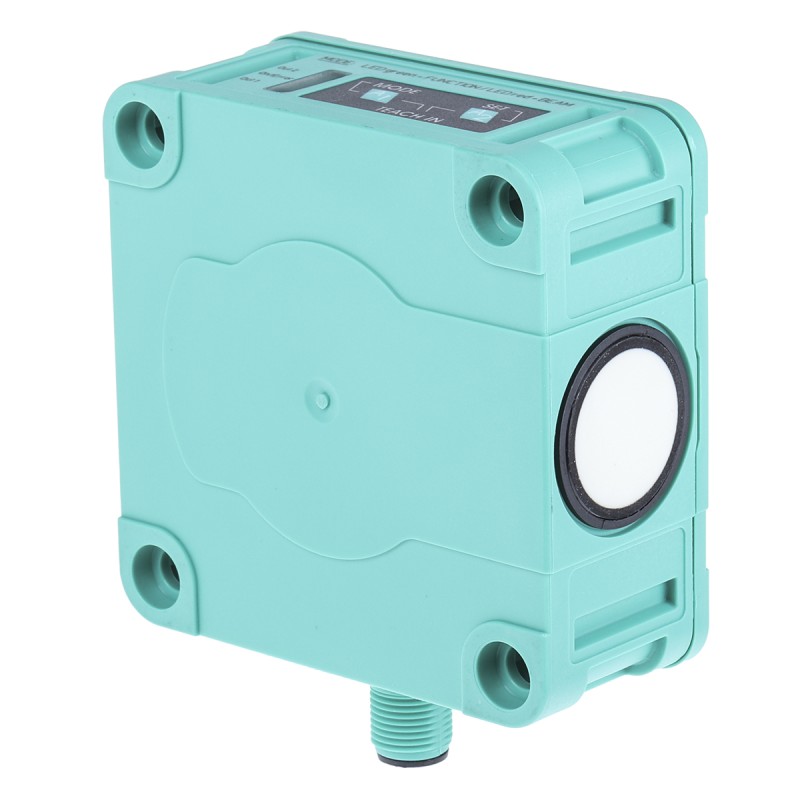 1 pcs - Pepperl + Fuchs Ultrasonic Block-Style Proximity Sensor, 60 - 2000 mm Detection, PNP Output, 10 - 30 V